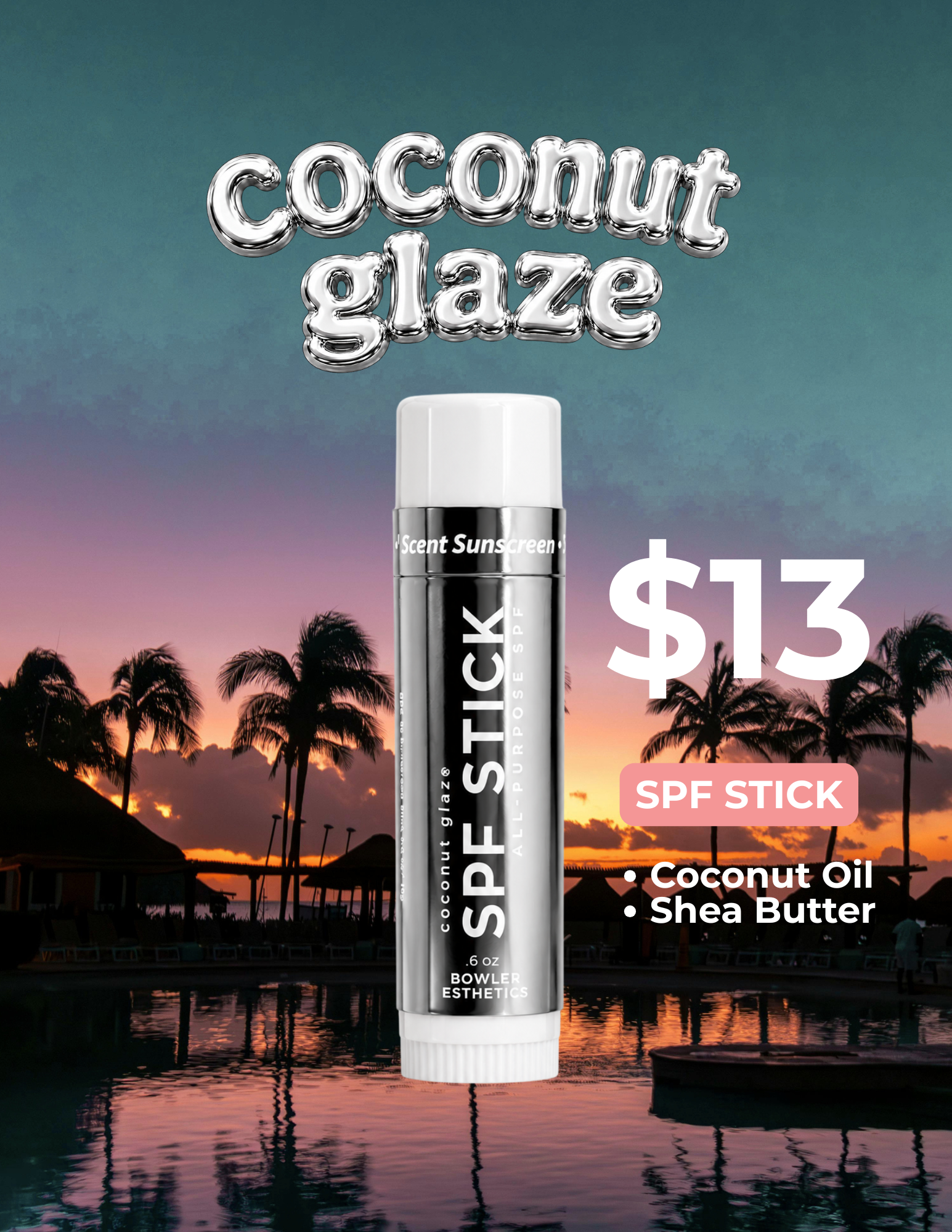 Coconut Glaze SPF Jumbo Stick